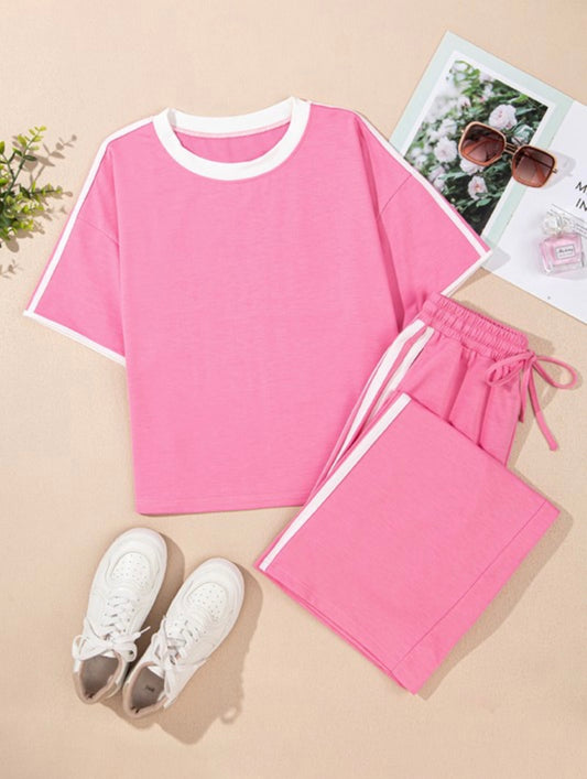 Pink Track Suit